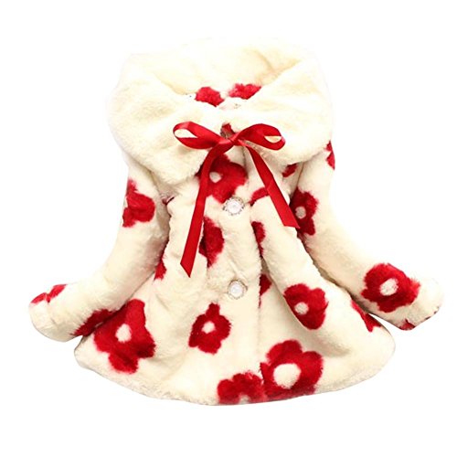 New Kids Baby Girls Long Sleeve Cotton-padded Casual Warm Coat Outerwear Clothes