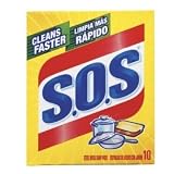 S.O.S Steel Wool Soap Pads 10 pads