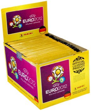 PANINI – UEFA EURO 2012 EM – 12 Displays Neu im Umkarton Deutsche Edition – enthält die 20 Deutschen Sondersticker D1-D20