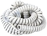 RCA TP280W 12 Foot Handset Coil Cord (White)