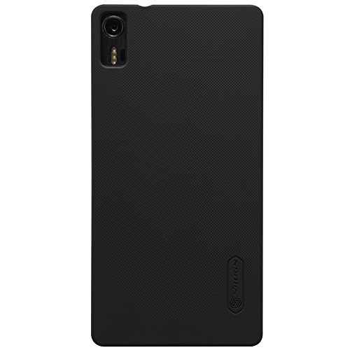 Lenovo VIBE Shot Z90 case cover+Touch-U Holder , Nillkin Frosted Matte Shield Hard Cover Skin Case back cover + LCD Protector For Lenovo VIBE Shot Z90 - original Nillkin retail box (Black)