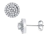 Diamond Earrings 1 Carat (ctw) in 14K White Gold