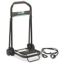 ~:~ KANTEK INC. ~:~ Ultra-Lite Folding Hand Truck Cart, 110lb Capacity, 9-3/4 x 11 Platform, Black