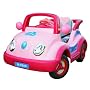 PINK GIRL RIDE ON RECHARGEABLE ELECTRIC BEETLE CAR WITH PARENTAL REMOTE CANTROL