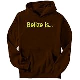 Belize Is Cities Mens Hoodie (Brown, Size Small)