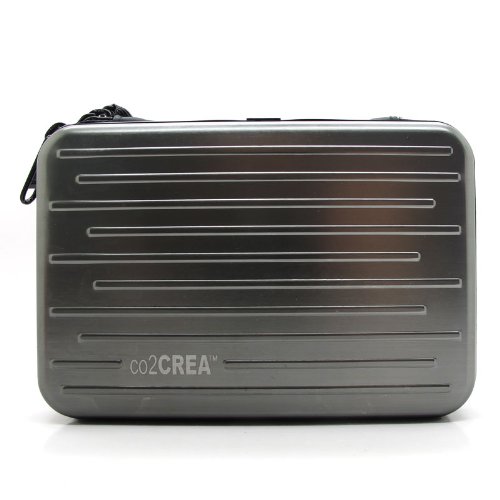 co2CREA(TM) Anti-Shock Silver Aluminium Carry Travel Protecitve Storage Case Bag For 2.5