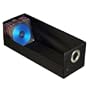 Richards Homewares Black Polyester Eyelet CD Tray