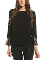 Romantik Paris Top Premice (Negro)