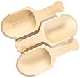 Perfect Stix Scoop 4.25- 10ct Mini Wood Scooper 4" long x 11/4" Wide, (Pack of 10)