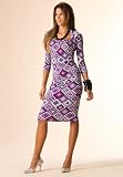 metrostyle Envelope Collar Knit Dress