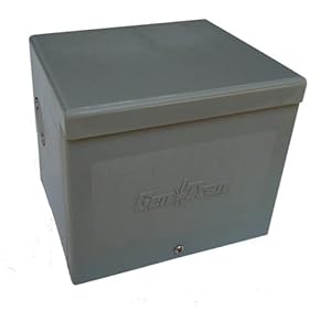 GenTran 30 Amp 125/250-Volt Non-Metallic Generator Power Inlet Box NEMA L14-30