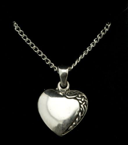 Celtic Heart Design Pendant in Pewter- PDT02