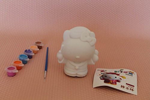 DIY Blank White Designer Vinyl Art Figures Playing Set - Small Hello Kitty