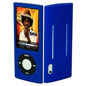 Premium Blue Silicon Skin case for Apple iPod Nano 5th Generation 5G