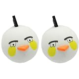 Angry White Bird Car Truck SUV Antenna Topper - 2PK 