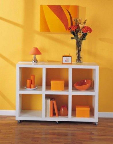 Organize It All Dawn 6 Section Storage Rack