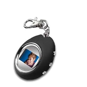 BV 1.1'' inch Digital KEY Ring Chain Photo Picture Frame with 16MB Memory in black colour