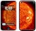 Solar Flare Design Decorative Skin Decal Sticker for Apple 3G iPhone/ Apple iPhone 3GS 3G S
