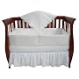 American Baby Company Heavenly Soft Minky Dot 4 Piece Crib Set - White