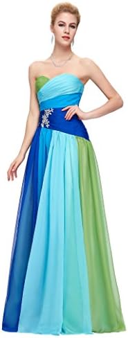 Sweetheart Women Dress for Homecoming Long Chiffon Elegant Size 4 KL-1