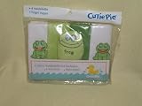 Cutie Pie 5 Piece Washcloth Set (Frogs)