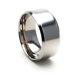 New 10mm Titanium Ring w/ Comfort Fit Band 100's of Sizes & Styles Available