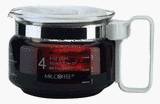 Mr. Coffee D4B-1 4 Cup Glass Carafe, Black