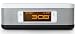 Memorex M10130 Dual Alarm Clock Radio für iPhone und iPod (Digitales UKW-Radio, Line-In, LCD-Display) grau