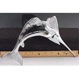 Mayer Mill Brass Swordfish Trailer Hitch Cover