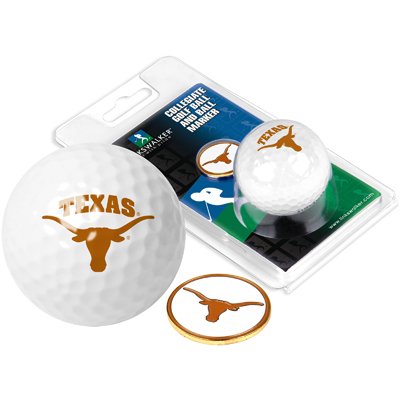 Texas Longhorns Logo Golf Ball and Ball Marker