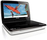 Philips PET941D 05 9-inch Portable DVD Player - Black and White