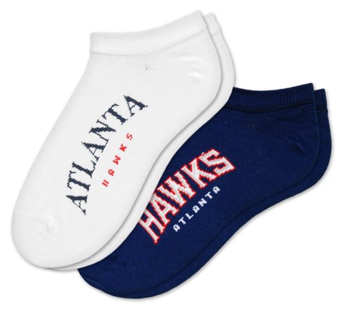 NBA Atlanta Hawks Womens Socks, 2-Pack, Ankle Socks