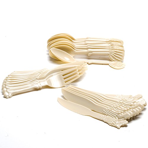 Skeleton Cutlery (12 knives, 12 forks, and 12 spoons)