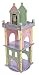Little Reader Book Castle Girl's Revolving Bookcase