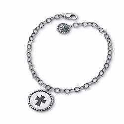 STARHAVENStarletGothicCrossDiscBracelet