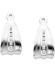 Pair of 14K White Gold Diamond Earring Jackets - 0.15 Ct. -- LIFETIME WARRANTY