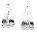 Platinum Diamond Earring Jackets - 0.15 Ct.