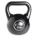 CAP Barbell Vinyl Coated Cement Kettlebell, Black 10LBS