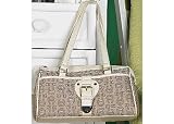 Etienne Aigner Logo Satchel BEIGE