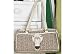 Etienne Aigner Logo Satchel BEIGE