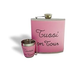 Tussi on Tour 10220500 Flachmann Set, 1 Flachmann und 1 Pinnchen mit Kette