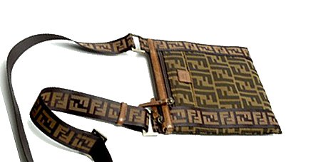Fendi Authentic Zucca Messenger Handbag Bag