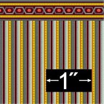 Victorian Patina Dollhouse Miniature Wallpaper.