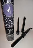 HERSTYLER 3P CERAMIC CURLER IRON SET- Purple Leopard – Promo Offer