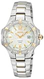 Seiko Women's SXDC34 Diamond Two-Tone Coutura White Dial Watch