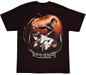 Death Note: L and Light Rivals with Apple Black T Shirt.