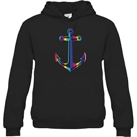 Buy Anchor Unisex Hooded Sweatshirt (Gold, Silver, Pink, Blue, and Rainbow Foil) by Solid Gold Bomb
