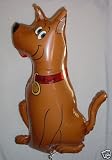 83cm Brown Sitting Dog Shape Foil Balloon- Allan Doggy (CS41)