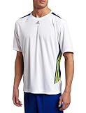 IMAGE OF adidas Men's Supernova Short-Sleeve Tee, White/Collegiate Royal, X-Small