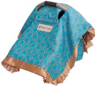 Babee Covee Multi-Purpose Baby Blanket, Turquoise/Almond